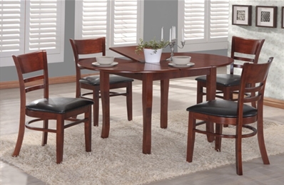 TABLE+ CHAIR  MF BELLE 004 DS DINING TABLE + CHAIR<br><small><b>EN BOIS MASSIF </b></small>