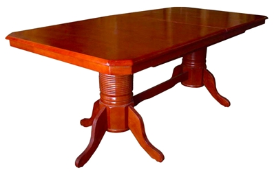 TABLE EXTENSIBLE KUALA<br><small><b>EN BOIS MASSIF D'HEVEA</b></small>
