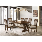 TABLE  3D-CORINNA DINING TABLE<br><small><b>EN BOIS MASSIF </b></small>
